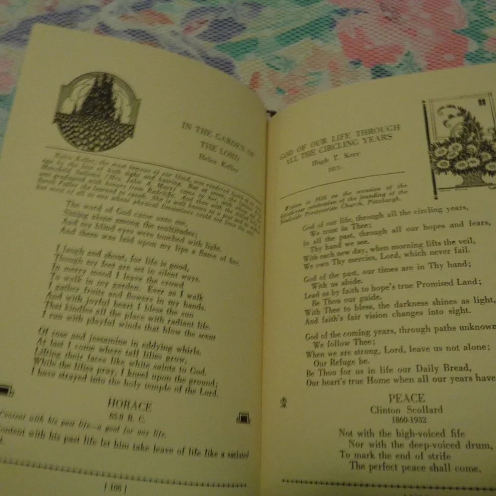 1937 A BOOK OF PERSONAL POEMS COMPILED BY WILLIAM R. BOWLIN